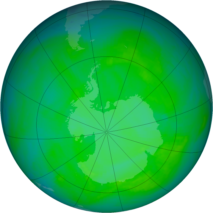 Ozone Map 1988-12-06